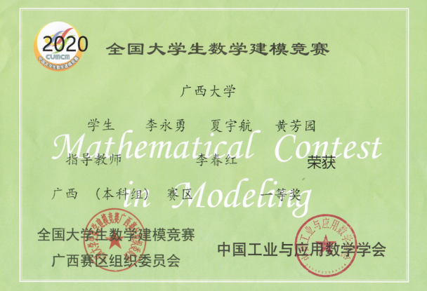 0010_全国大学生数学建模竞赛