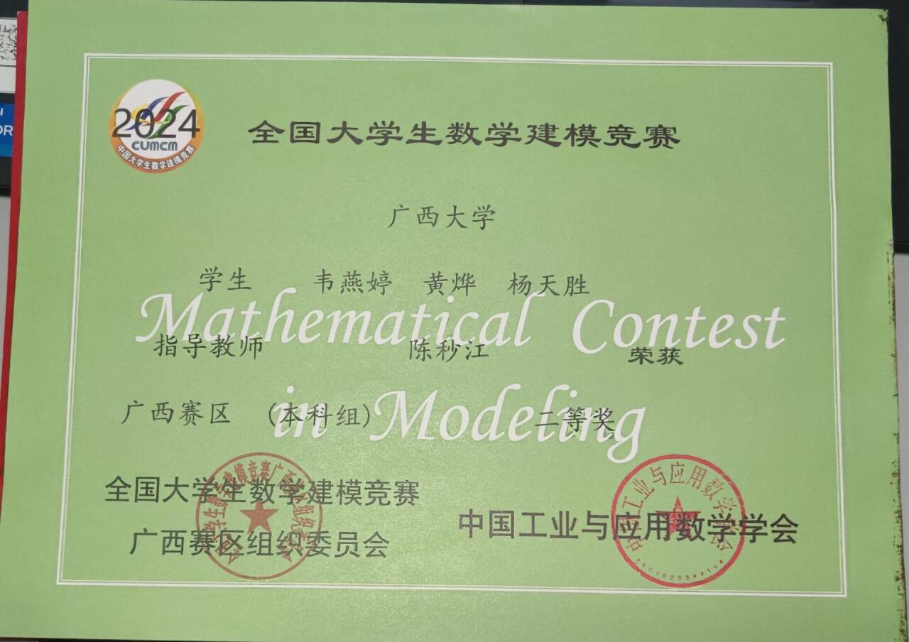 全国大学生数学建模竞赛