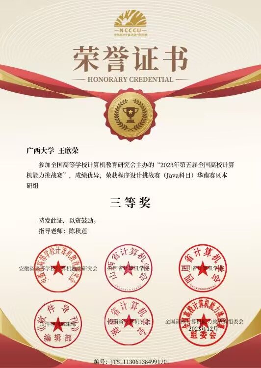 全国高校计算机能力挑战赛