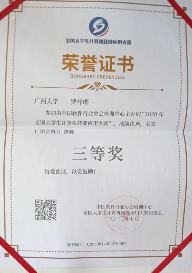 全国大学生计算机技能应用大赛